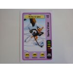 Carte auchan looney tunes (warner bros) 083 / 108  hockey sur glace  (daffy duck)