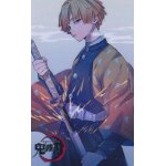 Carte autocollante kimetsu no yaiba : agatsuma zenitsu (zen'itsu, demon slayer, manga, anim�) - z08