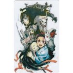 Carte autocollante - kimetsu no yaiba : demon slayer - nezuko, tanjirou, tomioka giyuu, sabito, makomo ...