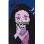 Carte autocollante kimetsu no yaiba : kamado nezuko (nezuko - chan, demon slayer, manga, anim�, shonen, ...