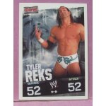 Carte de catch - e. c. w -   tyler reks   - slam attax - topps