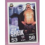 Carte de catch - w. legends - iron sheik - slam attax - topps Carte de catch - w. legends - iron sheik - slam attax - topps