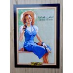 Carte collection coca cola. dame vintage et bouteille coca cola. 1949 . the coca cola collection. s�rie ...