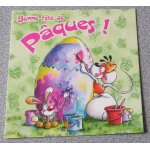 Carte de collection diddl mag 04 / 08 - bonne fte de pques! - diddl et bibombl - 12x12cm - kontiki