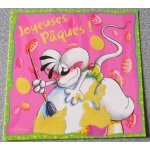 Carte de collection diddl mag 04 / 08 - joyeuses pques ! - diddl - 12x12cm - kontiki