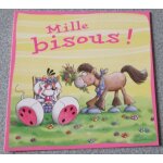 Carte de collection diddl mag 07 / 08 - mille bisous ! - diddlina et galupy - 12x12cm - kontiki