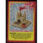 Carte a collectionner auchan cr�e ton monde lego ch�teau de sable 39