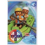 Carte collector playmobil le monde du sport - 51 - rafting cano� kayak - oscar et lucas / carrefour 2021 ...