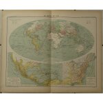 Carte en couleurs : le monde en 1789 ( librairie hachette & cie, paris, 1896 )