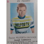 Carte cyclisme le sprinter equipe pelforth - sauvage - joseph carrara