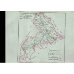 Carte du departement de la haute garonne coloris�e issu de l'atlas de la republique francaise servant ...