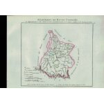 Carte du departement des hautes pyrennees colorise issu de l'atlas de la republique francaise servant ...