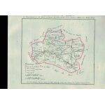 Carte du departement du loiret coloris�e issu de l'atlas de la republique francaise servant a l'intelligence ...