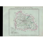 Carte du departement du puy de dome coloris�e issu de l'atlas de la republique francaise servant a l'intellige ...