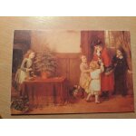 Carte double neuve avec enveloppe pour joyeux noel