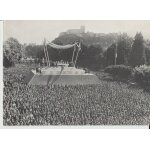 Carte double j'�tais a lourdes . je t'y attends en 75 pour notre dernier grand rassemblement - p�lerinage ...