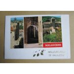 Carte double : meilleurs voeux de malaucne, vaucluse, 16x11 cm