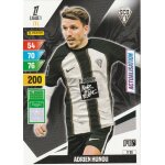 Carte foot panini adrenalyn xl - n 17 bis - foot 2024 / 2025 - adrien hunou - actualisation - angers