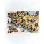 Carte g�ographie folklorique du costume en bretagne.