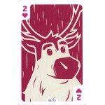 Carte image disney reine des neiges - 8 (2 de coeur) / carrefour 2019