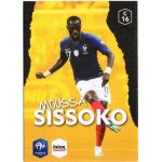 Carte image panini foot fff france au plus pr�s des bleus - c16 - moussa sissoko / intermarch� 2020