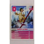 Carte intermarch� 2015 - l'�ge de glace - les courses arctiques : n 11 / 36 sid, saut a ski
