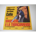 Carte invitation projection presse massacre a la trononneuse tobe hooper
