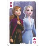 Carte de jeu. carrefour 2019. disney. la reine des neiges 2. dame de coeur. anna et elsa 53 / 72