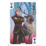 Carte de jeu. carrefour 2019. disney. la reine des neiges 2. valet de tr�fle. kristoff et sven n 46 / ...