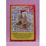 Carte lego  ; cr�e ton monde  ; - n 039 - ch�teau de sable - auchan 2018