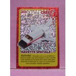 Carte lego  ; cr�e ton monde  ; - n 129 - navette spatiale - auchan 2018