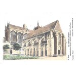 Carte le mans (72) - cath�drale saint - julien / ensemble nord - ouest (pr�sentation d�taill�e au dos) ...
