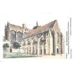 Carte le mans (72) - cath�drale saint - julien / ensemble nord - ouest (pr�sentation d�taill�e au dos) ...