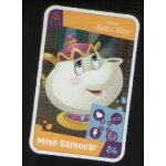 Carte n 24 mme samovar - disney la belle et la bte - jouons rvons auchan 2024