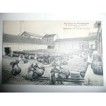 Carte nb:au pays du champagne:maison mot et chandon:manutention des vins en fts.
