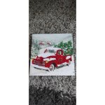 Carte de no�l fait en diamond painting et son enveloppe