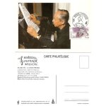 Carte philatlique 85e anniversaire du compositeur marcel landowski