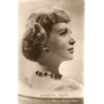 Carte postale 9x13cm ann�es 50 / 60 bords dentel�s , actrice cinema am�ricaine debarah kerr , photo metro ...