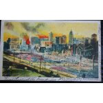 Carte postale affranchie : 1906, u. s. a. , the trail of the earthquake