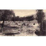 Carte postale ancienne - 1912 - n 44 - aix les bains - savoie - lac du bourget - le petit port - j. s ...