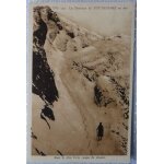 Carte postale ancienne - 550 - la descente du puy - de - dome en skis dans la plus forte rampe du chemin ... Carte postale ancienne - 550 - la descente du puy - de - dome en skis dans la plus forte rampe du chemin ...