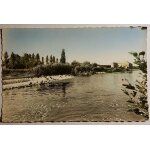 Carte postale ancienne ref 67, maine et loire 49, huille, le barrage et le moulin