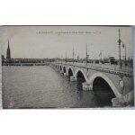 Carte postale ancienne - 9 - bordeaux - le pont et la fl�che saint - michel