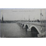Carte postale ancienne - 9 - bordeaux - le pont et la fl�che saint - michel