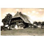 Carte postale ancienne, allemagne, triberg, for�t noire - schwarzwaldhaus
