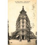 Carte postale ancienne, allier ( 03 ), vichy, htel astoria, rues wilson et georges clmenceau
