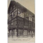 Carte postale ancienne de bar - sur - seine (aube) : maison du x v ime sicle. a l'angle sur une console ...