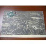 Carte postale ancienne du bas relief de jeanne d'arc place du martroi a orl�ans