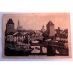 Carte postale ancienne bas rhin strasbourg les ponts couverts