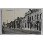 Carte postale ancienne blanc - misseron (d�part 59) - rue de conde